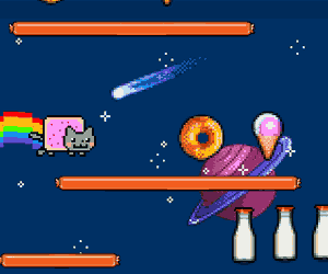 Jouer Nyan Cat Lost In Space Jeu