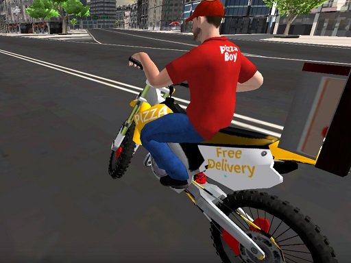 Jouer Motor Bike Pizza Delivery Jeu