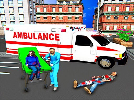 Jouer City Ambulance Rescue Simulator Jeu