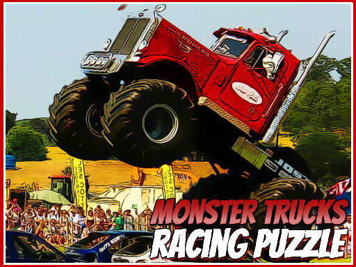 Jouer Monster Trucks Racing Puzzle Jeu