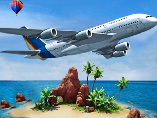 Jouer Airplane Simulator Island Travel Jeu