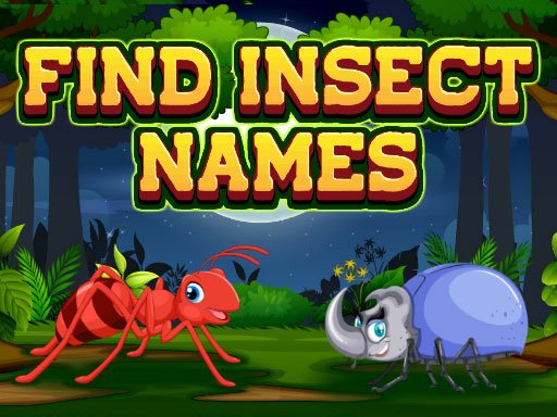 Jouer Find Insect Names Jeu