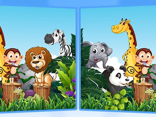 Jouer Find Seven Differences – Animals Jeu