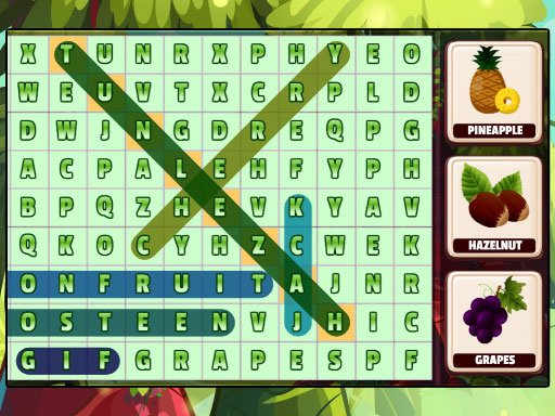 Jouer Word Search Fruits Jeu