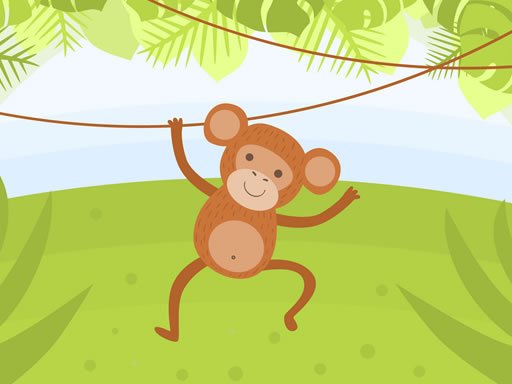 Jouer Funny Monkeys Coloring Jeu