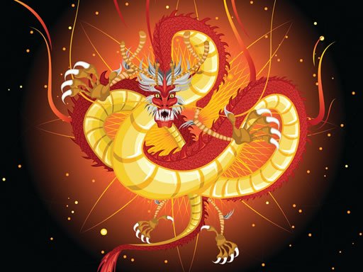 Jouer Chinese Dragons Coloring Jeu