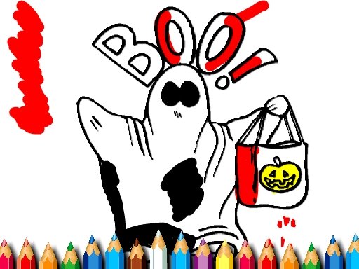 Jouer Scary Halloween Coloring Jeu