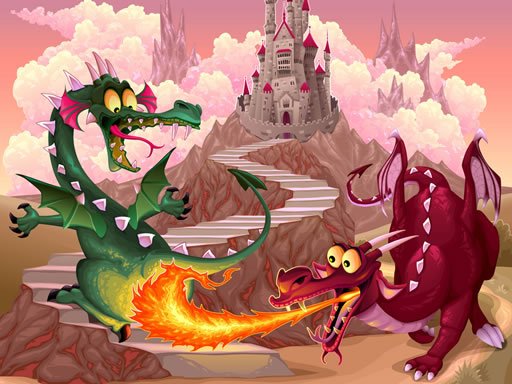 Jouer Fairy Tale Dragons Memory Jeu