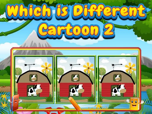 Jouer Which Is Different Cartoon 2 Jeu