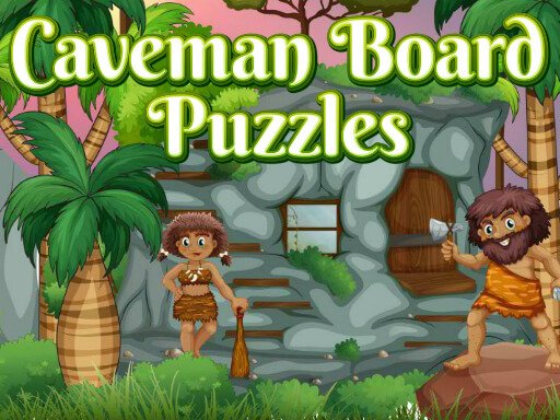 Jouer Caveman Board Puzzles Jeu