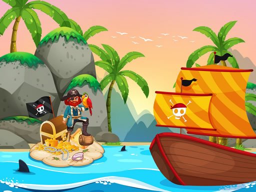 Jouer Pirate Travel Coloring Jeu