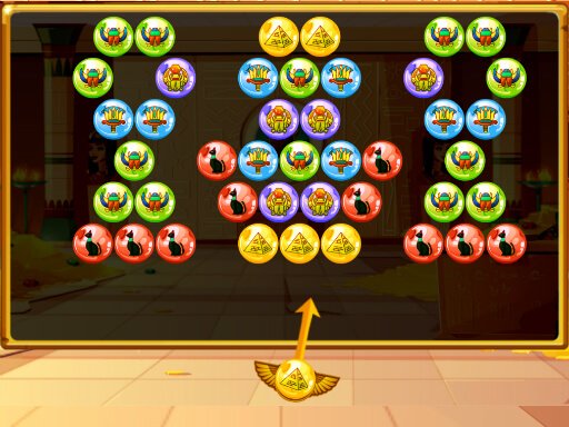 Jouer Bubble Shooter Egypt Jeu