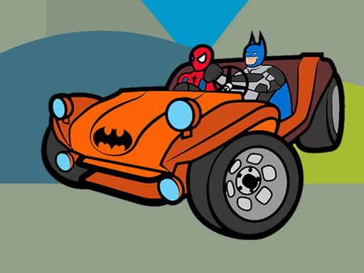 Jouer Superhero Cars Coloring Jeu