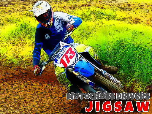 Jouer Motocross Drivers Jigsaw Jeu