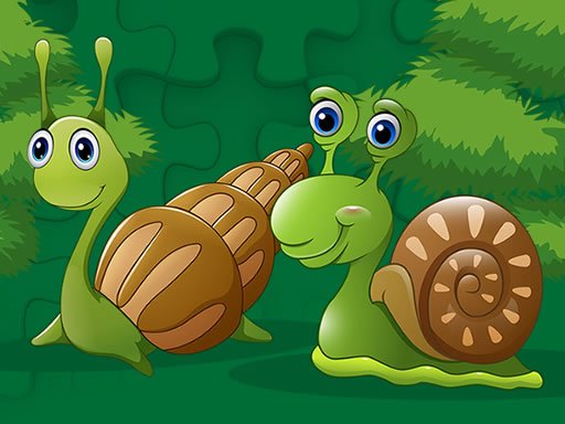 Jouer Cute Snails Jigsaw Jeu