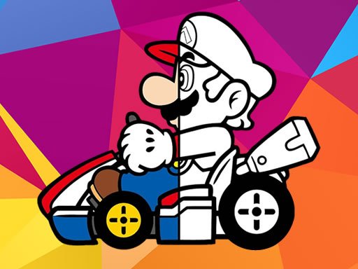 Jouer Mario Driving Coloring Jeu