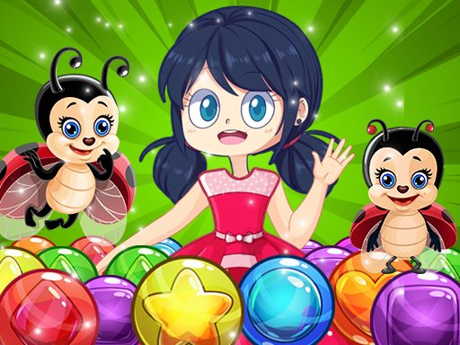 Jouer Miraculous Ladybug Bubble Shooter Jeu