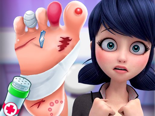 Jouer Miraculous Ladybug Foot Doctor Jeu