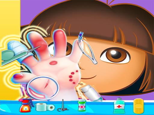 Jouer Dora Hand Doctor Jeu