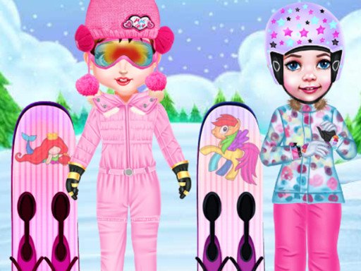 Jouer Baby Taylor Skiing Dress Up Jeu