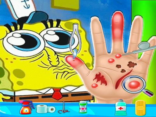 Jouer Spongebob Hand Doctor Jeu