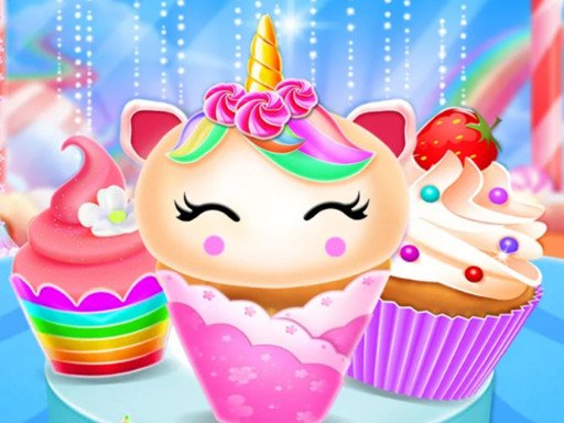 Jouer Unicorn Mermaid Cupcake Cooking Design Jeu