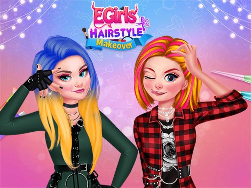 Jouer Egirls Hairstyle Makeover Jeu