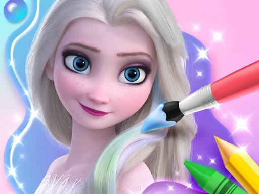 Jouer Elsa Coloring Jeu