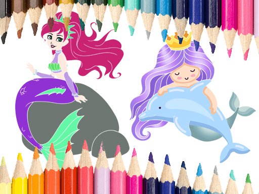 Jouer Mermaid Coloring Jeu