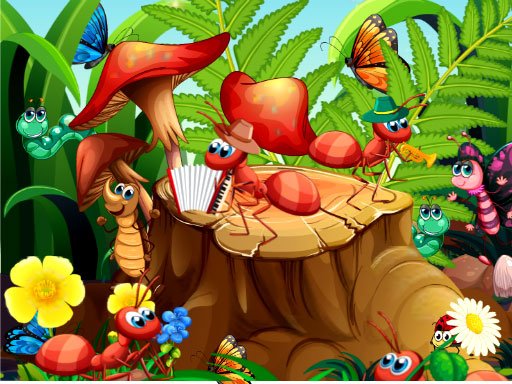 Jouer Hidden Objects Insects Jeu