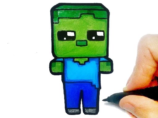 Jouer Easy Minecraft Coloring Jeu