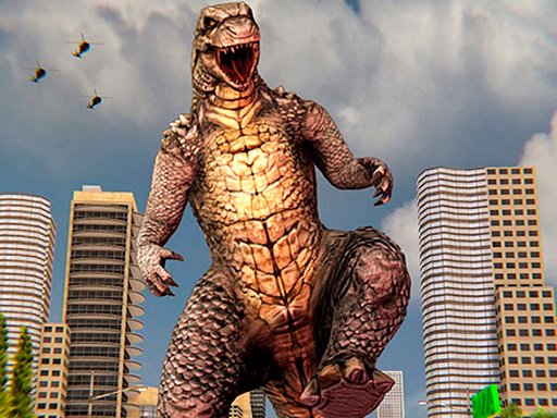 Jouer Monster Dinosaur Rampage City Attack Jeu