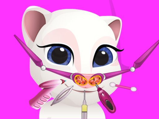 Jouer Talking Tom Angela Nose Doctor Jeu