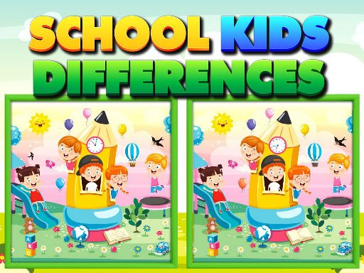 Jouer School Kids Differences Jeu