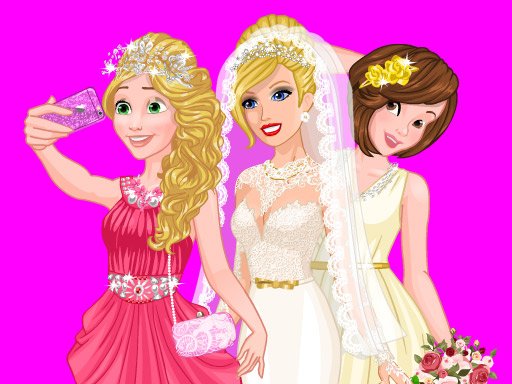 Jouer Barbie’s Wedding Selfie With Princesses Jeu