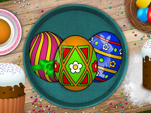 Jouer Handmade Easter Eggs Coloring Jeu