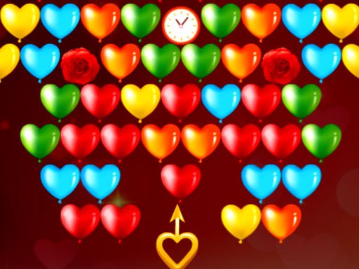 Jouer Bubble Shooter Valentines Jeu