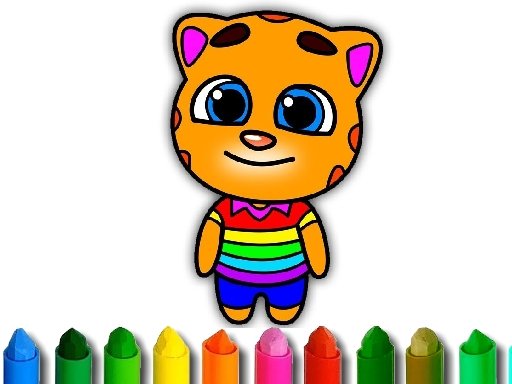 Jouer Talking Tom Coloring Jeu