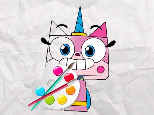 Jouer Unicorn Kitty Coloring Jeu