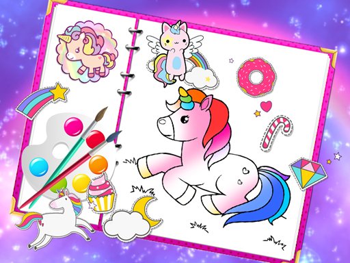 Jouer Fabulous Cute Unicorn Coloring Jeu