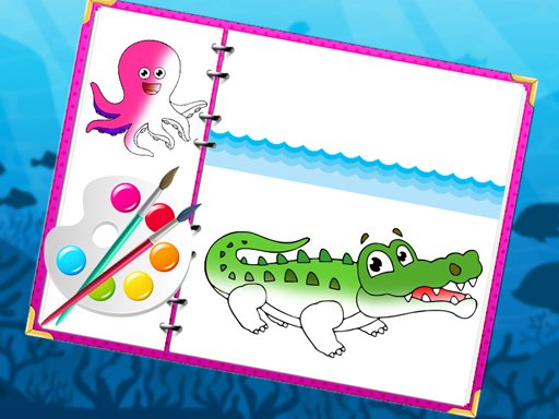 Jouer Sea Creatures Coloring Jeu