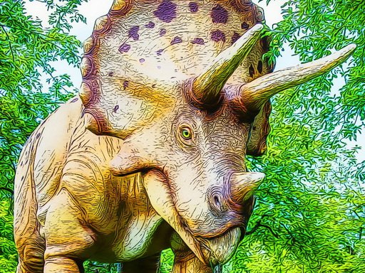 Jouer Giant Triceratops Puzzle Jeu