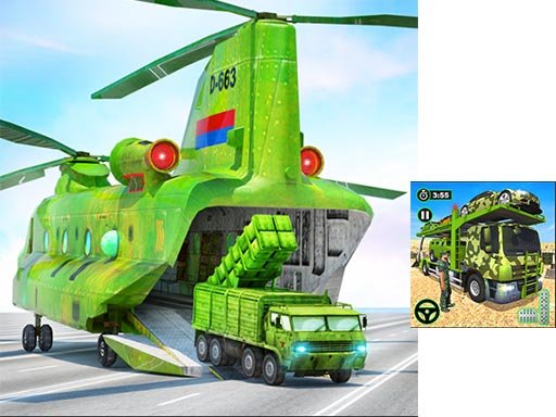 Jouer US Army Cargo Transport Truck Driving Jeu