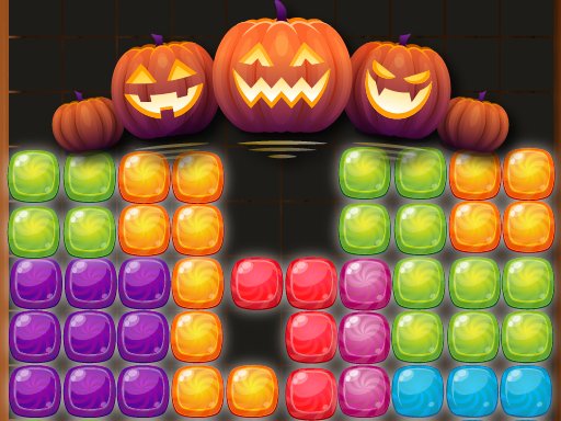 Jouer Candy Puzzle Blocks Halloween Jeu