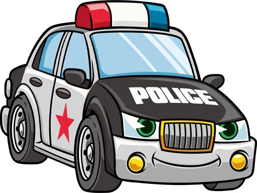 Jouer Cartoon Police Cars Puzzle Jeu