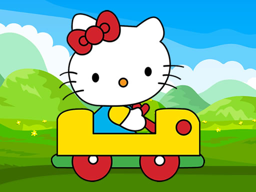 Jouer Hello Kitty Car Jigsaw Jeu