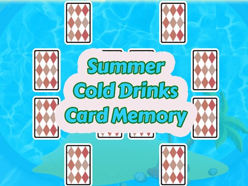 Jouer Summer Cold Drinks Card Memory Jeu