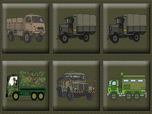 Jouer Army Trucks Memory Jeu