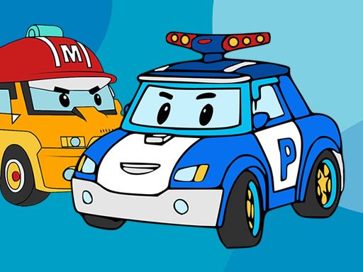 Jouer Robocar Poli Coloring Jeu