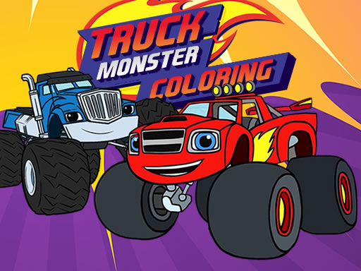 Jouer Blaze Monster Truck Coloring Jeu